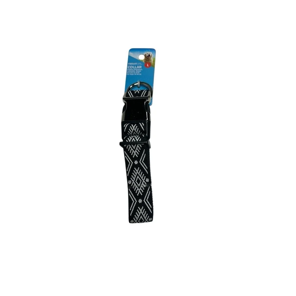 VIBRANT LIFE dog collar SIZE LARGE neck size‎ 15-26 in 50-90 lb adjustable